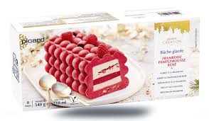 Buches De Noel Picard Framboise Glace Et Sorbet Puree De Framboise