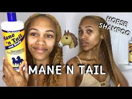None of the mane and tail products work out for me, they dry out my hair. Mane N Tail On Natural Hair Grow Horse Length Hair Youtube