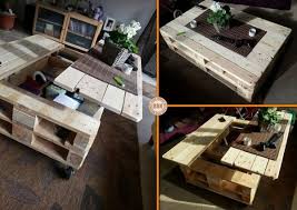 La palette en bois dans tous ses états : Table Basse En Palette 63 Idees Originales En Photos