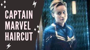 Captain marvel's short hair look was initially not considered; Captain Marvel Endgame Haircut Tutorial Thesalonguy Youtube