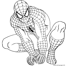 Simply do online coloring for marvel superhero spiderman coloring page directly from your gadget, support for ipad, android tab or using our web feature. Spider Man Fictional Superhero Coloring Pages Printable