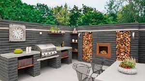 Another option is to build the base of your outdoor kitchen with brick. Outdoor Kitchen Designs To Get Things Cooking In Your Backyard