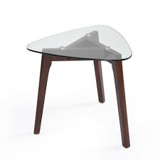 4.3 out of 5 stars 12. Wasco Mid Century Modern End Table With Glass Top Walnut Christopher Knight Home Target
