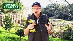 Spring loaded garden bulb seed planter hole maker gardening hand tool with gaugegarden & patio, garden hand tools & equipment, other garden hand tools & equipment !. A Soil Digger That Attaches To Your Cordless Drill Brilliant Youtube