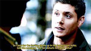 You know what he said to me? 'Yeah, don't sweat it. Wanna buy some dope?'”  FRIENDLY REMINDER THAT SAM WAS WAITING FOR DEAN...