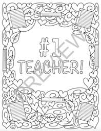 Everything you need over 50% off. Teacher Appreciation Coloring Pages By Color With Kona Tpt
