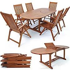 Amazon De Gartengarnitur Ausziehtisch 150 200x100 8 Hochlehner 7 Fach Verstellbar Lima Eukalyptus Hartho Gartentisch Mit Stuhlen Garten Essgruppe Sitzgruppe