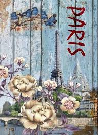 Paris Tour Eiffel Cartes En Papier Fond De Carte Carte Postale