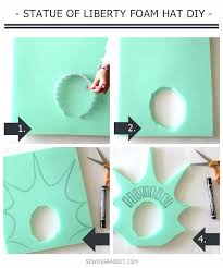 Statue Of Liberty Foam Hat Diy Diy Statue Of Liberty Costume Statue Of Liberty Statue Of Liberty Crown