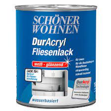 Farbe fur badezimmer kacheln obi decke lernbar info. Schoner Wohnen Duracryl Fliesenlack Weiss Glanzend 750 Ml Kaufen Bei Obi