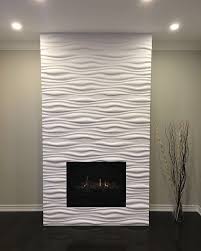 decorative modern stone looks like waves on the fireplace fireplace design fireplace wall home fireplace