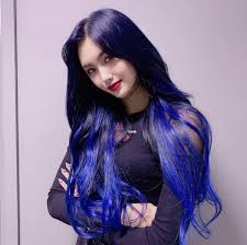 Idols Generation Korean Hair Color Blue Hair Girl Hairstyles