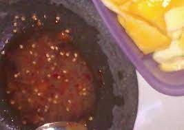 Resep Sambal Rujak Petis Madura Oleh Serli Arum S Kitchen Recipe Resep Buah Gula