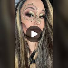 BK glam skull collab look #💄beautykillerz💄 #saisai3000 #fyp #makeup...