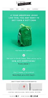 So shop around, select the item you're interested in and use your gift card to pay for it. 7 Marketing Emails That Will Put Yours To Shame