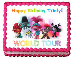 Rainbow sponge :) taartversiertechnieken taartversiertutorials fondanttaarten cupcakes versierde koekjes kunst gebak verjaardagstaarten. Trolls Poppy Cake Asda