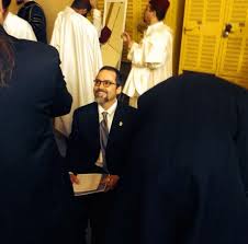 Shaykh Hamza Yusuf Backstage Getting Ready For The Zaytuna College Inaugural Commencement Inauguration Commencement College