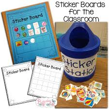 Stick To Good Behavior Sticker Board Classroom Management