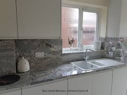 White zeus extreme silestone worktop. White Units With Crystal Blue Granite Worktops Beautiful