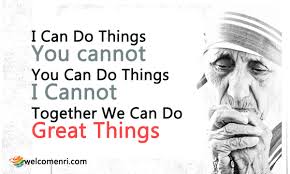 Image result for Quote on together we can do great things