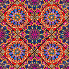 Get 5% in rewards with club o! Red Blue Boho Flower Seamless Pattern Mandala Patchwork Floral Royalty Free Cliparts Vectors And Stock Illustration Image 64222374