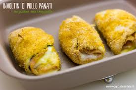Ma per fare prima, potete comprare il petto di pollo già affettato. Involtini Di Pollo Panati Al Forno Cordon Bleu Rolls Oggicucinamirco