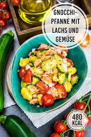 Deftige Gnocchipfanne Mit Stremellachs Und Mediterranem Gemuse Kalorien Geniessen Rezept In 2020 Mediterranes Gemuse Gemuse Kalorien Rezepte