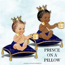 Little Prince On A Pillow Purple Silver Crown Sitting Baby Etsy Royal Blue And Gold Baby Boy Etsy Baby