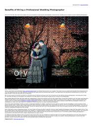 Benefits Of Hiring A Professional Wedding Photographer By Omega Visuals Issuu