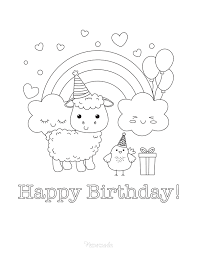 Maybe you would like to learn more about one of these? 55 Best Happy Birthday Coloring Pages Free Printable Pdfs