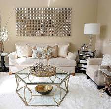 Pin By Nikks Tahir On Living Rooms Gold Living Room Gold Living Room Decor Glam Living Room