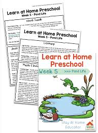20 parenting lessons i've learned my older daughter just turned 20, which is hard to believe. Free Pond Theme Weekly Lesson Plans Stay At Home Educator