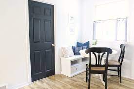 Painting your interior doors dark can instantly add contrast and style for an easy and affordable update. Painting Interior Doors My Top 9 Paint Colors Meredith Lynn Designs