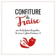 Etiquette Confiture De Fraise Typographeuse Blog Etiquette Confiture Etiquettes De Pot Confiture Fraise