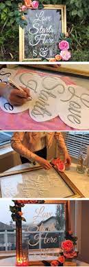 60 Prettiest Spring Wedding Ideas Diy Cheap Wedding Sign With Acrylic And Wooden Frame On A Small Bu Diy Spring Weddings Diy Wedding Decorations Diy Wedding