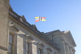 Slightly different to the original flag of bedfordshire county council from which the design is based. Bedfordshire British County Flags