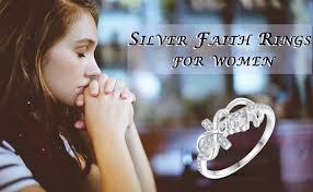 Amazon.com: FJ Infinity Cross Ring For Women Sterling Silver Faith Ring  Jesus Jewelry (Size 6): Clothing, Shoes & Jewelry