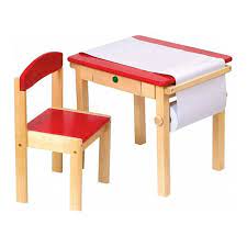Solid wood table with artist print is easy for adults to assemble. Kid S Art Tables Children S Furniture