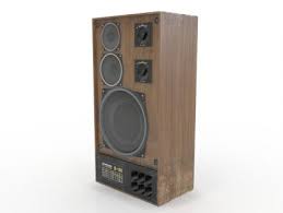 Audio Speaker Free 3d Model Audio Speakers Speaker 3d Model