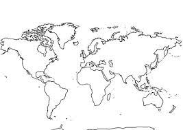 colorier les dessins de monuments world map coloring page printable blank coloriage bulma