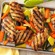 Apple Marinated Chicken Vegetables Recipe How To Make It Taste Of Home