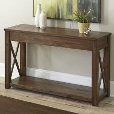 Choose from various styles, colors & shapes. Steve Silver Lenka Rustic Farmhouse Sofa Table With Shelf Walker S Furniture Sofa Tables Consoles