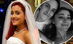 Ариана гранде и далтон гомес поженились! Ariana Grande S Fans Post A Throwback Photo Of Her In A Wedding Gown After Marrying Dalton Gomez Daily Mail Online