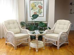 Y ou can read more from our post, spray painting 101: Amazon Com Malibu Living Set Of 2 Chairs Natural Rattan Wicker Handmade With Cream Cushions And Round Coffee Table W Glass White Wash Kitchen Dining