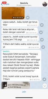 Sederhananya, waktu antara munculnya matahari hingga 15 sampai 20 menit kemudian. Lepas Subuh Kalau Boleh Jangan Tidur Neelofa Buat Telegram Ramadan Kongsi Ilmu Agama Nona