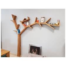 Etagere Murale Rangement Intemporel Treea Arbre En 2020 Decoration Bibliotheque Etagere Murale Chambre Mur De Bibliotheque
