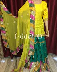 Pin By Aisha Khan On Indian Designer Wear Indian Wedding Gowns Gharara Designs Stylish Dresses