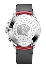Baume Mercier Clifton Club Burt Munro Tribute Honors A Motorcycle Racing Legend Indian Motorcycle Watches For Men Vintage Indian Motorcycles