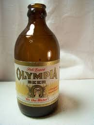 Olympia Beer Stubby Bottle 11oz Paper Label Vintage 1976 Bottle Beer Vintage Beer