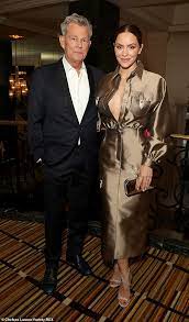 Katharine Mcphee 35 Goes Bra Less In Unbuttoned Blouse At Beverly Hills Gala With David Foster 69 Daily Mail Online